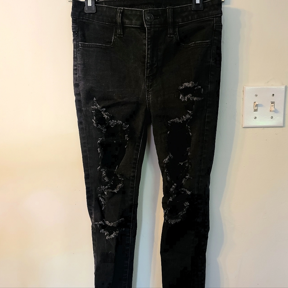 American Eagle Next Level High Rise Jegging Sz 8